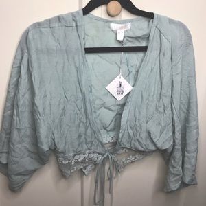 new Lacey Sage Green Top